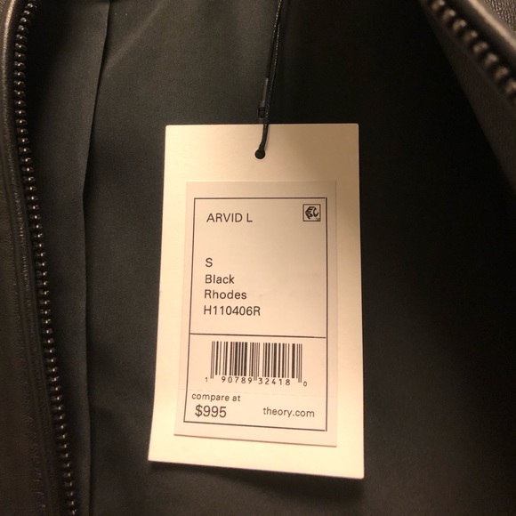 Men’s Theory, arvid lamb skin jacket, soft supple. - Picture 10 of 10